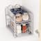 2-Tier Stackable Sliding Basket Cabinet Organizers, 2ct.